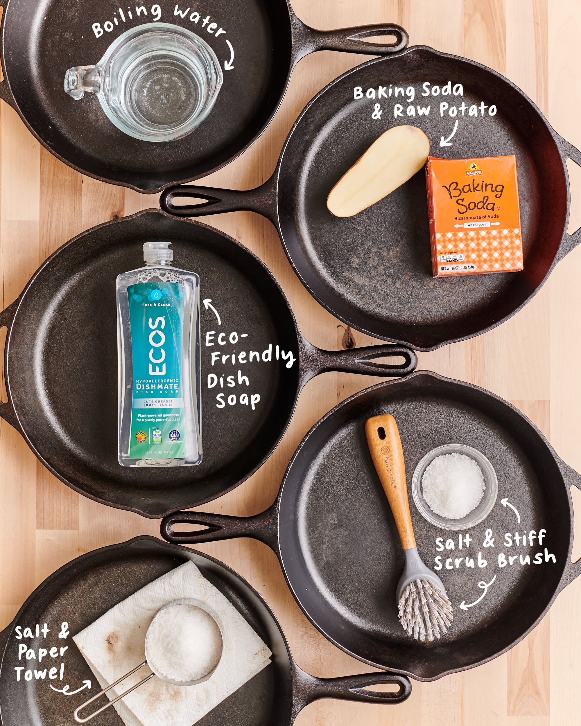 Effective ways to clean cast iron skillet