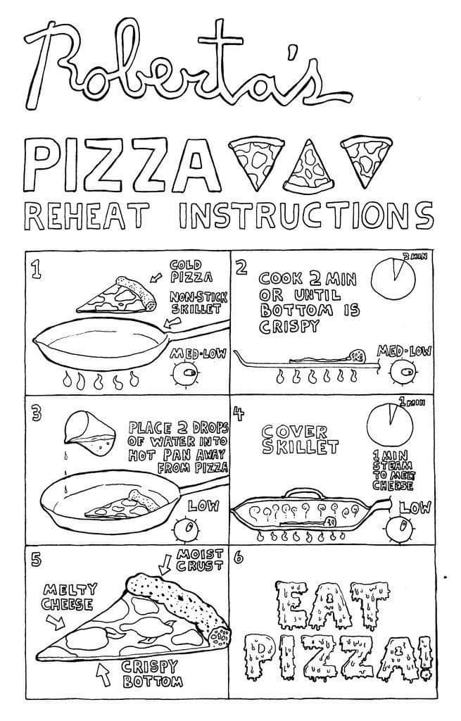 How to reheat pizza