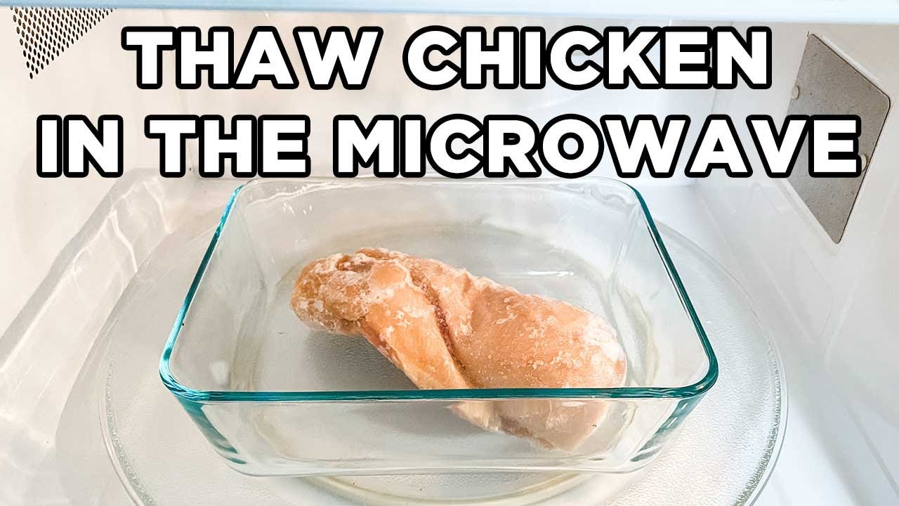 Quick and safe chicken thawing techniques