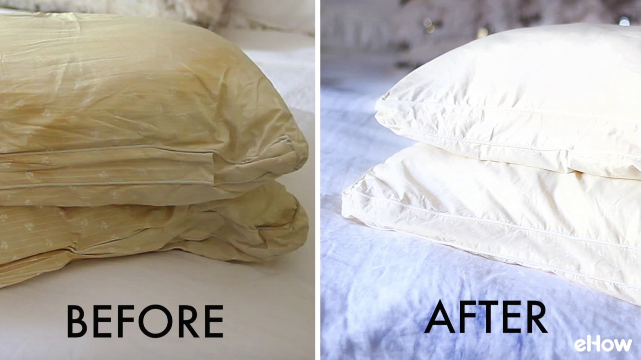 How to wash pillows