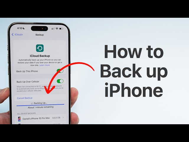 iPhone Backup Process