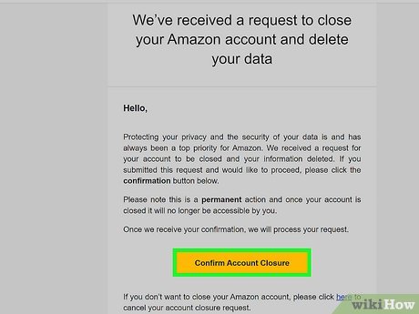 How to delete Amazon account