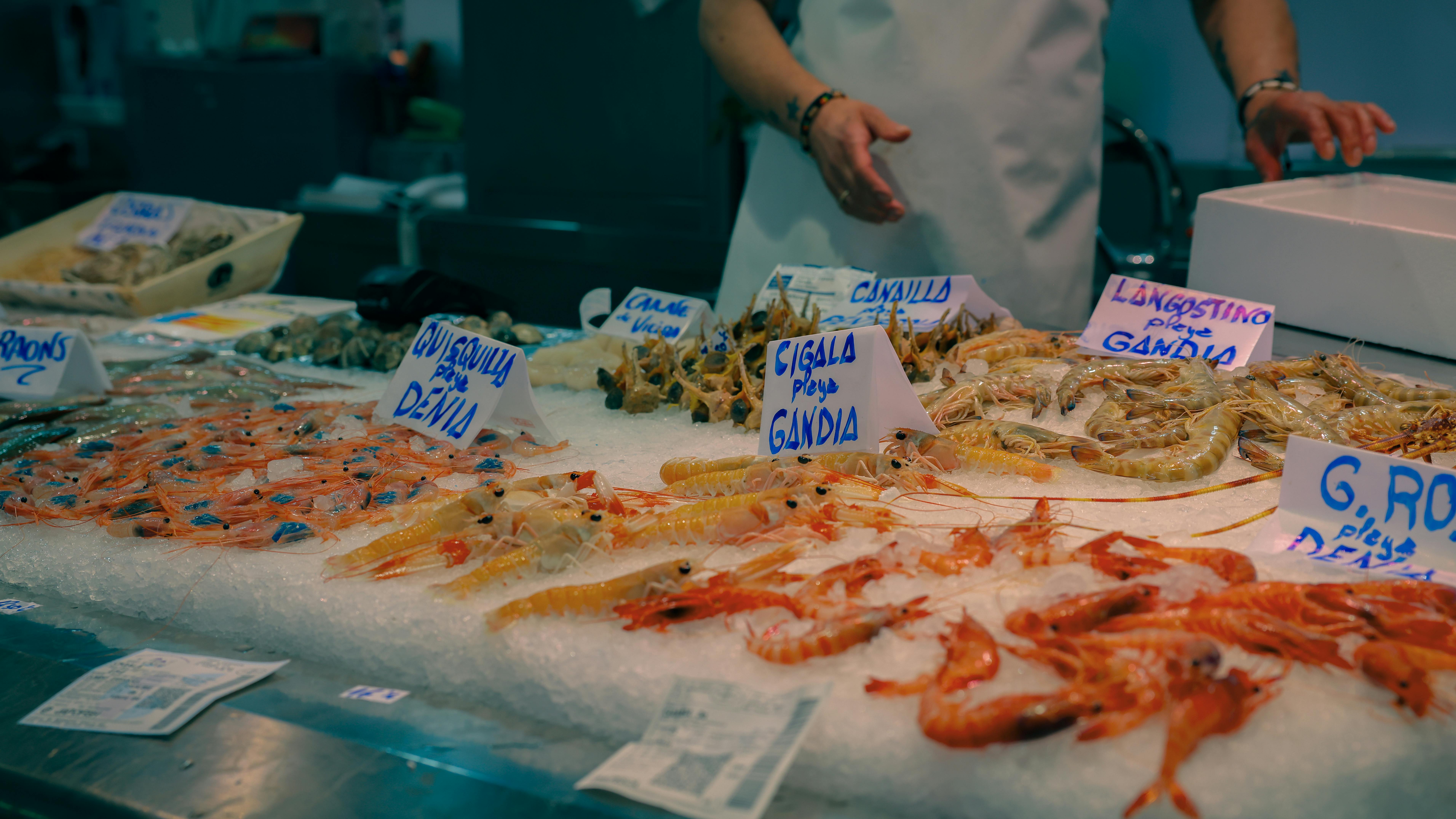 Boiled Shrimp Dish